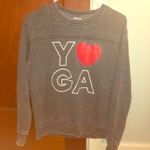 Y❤️GA crew neck sweatshirt